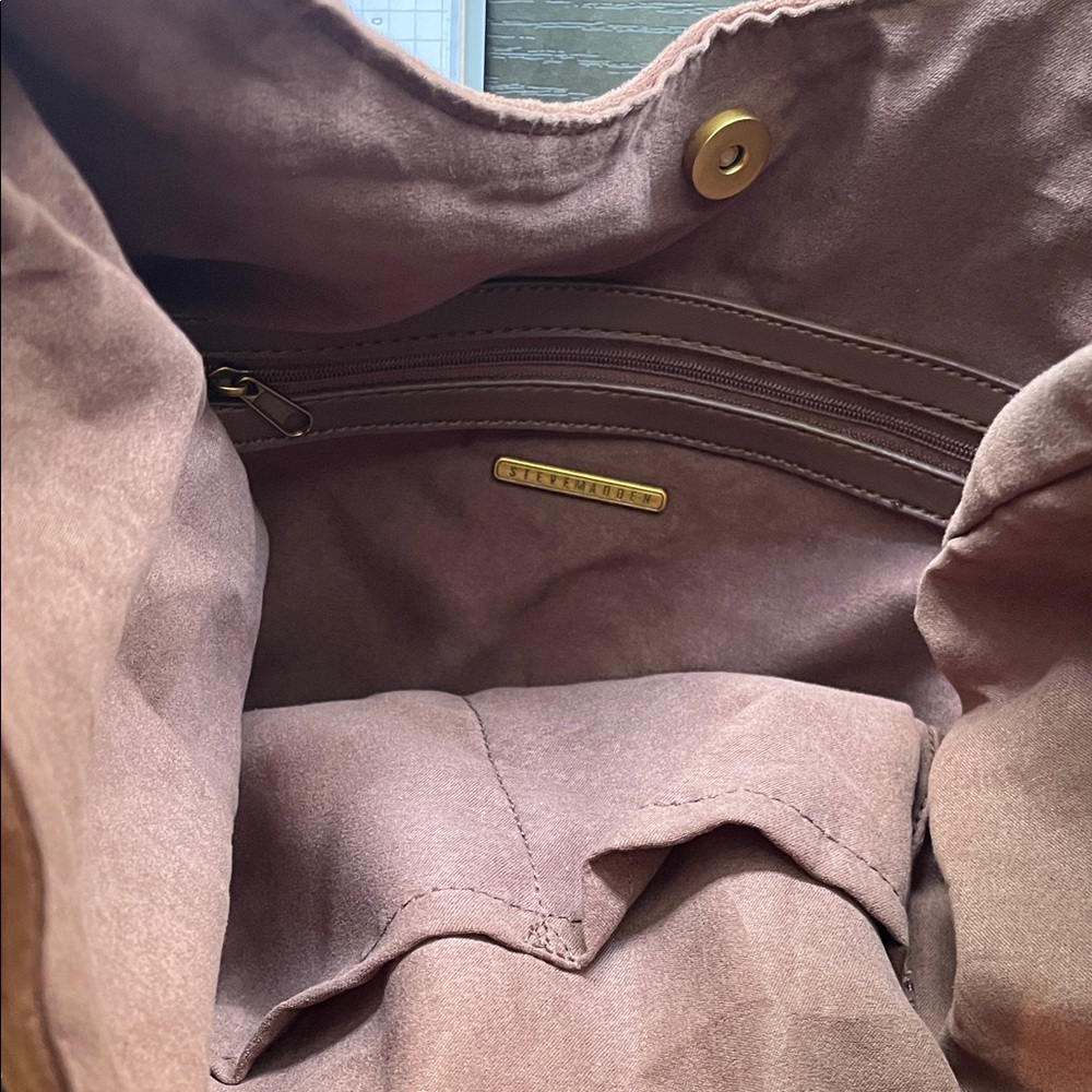 Steve Madden Multi-Tone Brown Hobo Bag - Picture 2 of 4